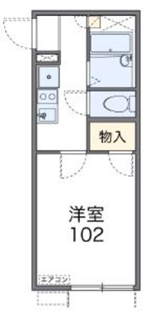 レオパレスノースフィールド新羽の物件間取画像