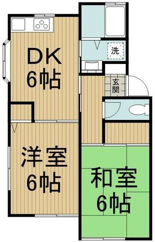 コーポクレーンズＡの物件間取画像