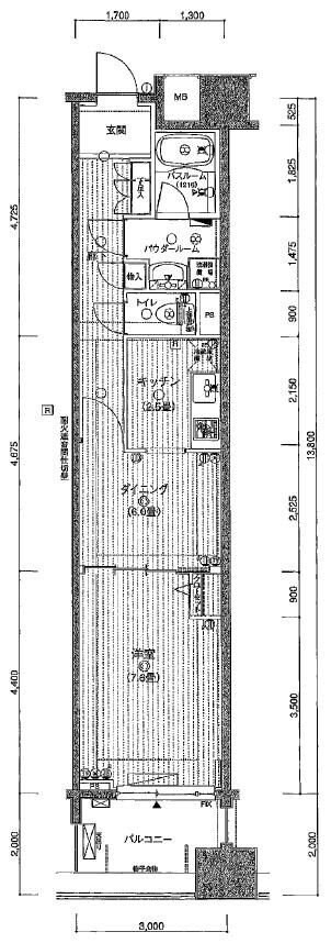 LA.PRYLE新横浜の物件間取画像