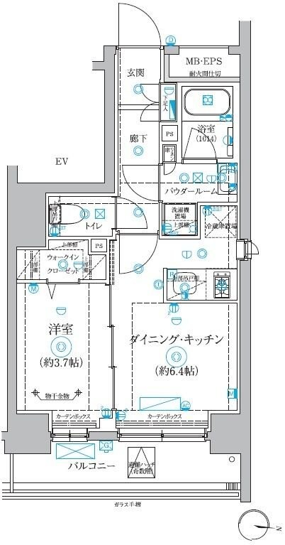 RELUXIA横濱東の物件間取画像