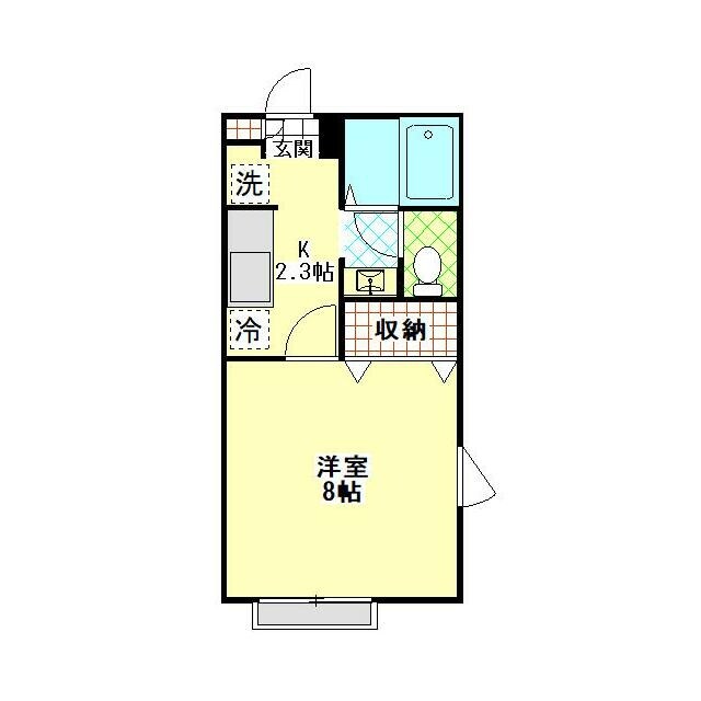 ラフィーネ篠原東の物件間取画像