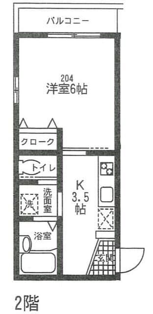 ヒルトップハイツの物件間取画像