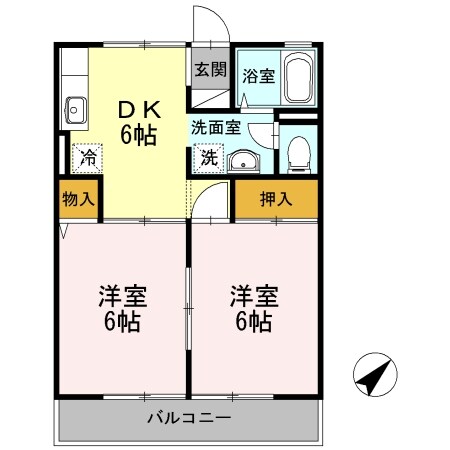 セジュール日吉の物件間取画像