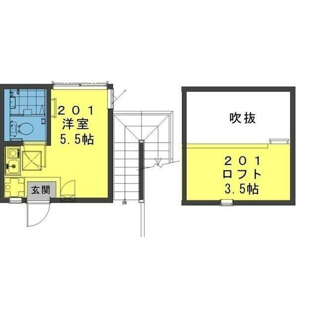 ピアチェーレ菊名の物件間取画像