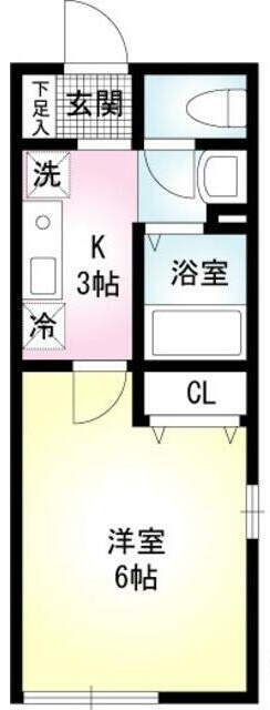 ドエル・カルム大倉山の物件間取画像