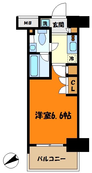 パークキューブ武蔵小杉の物件間取画像