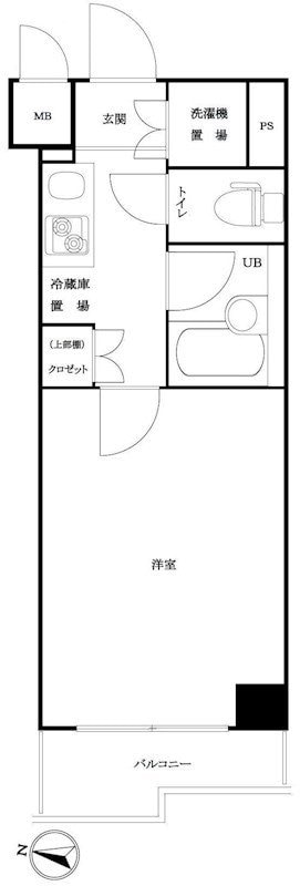 ルーブル武蔵小杉弐番館の物件間取画像