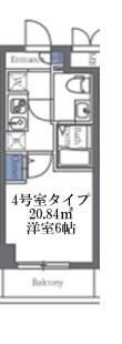 エルスタンザ大口の物件間取画像