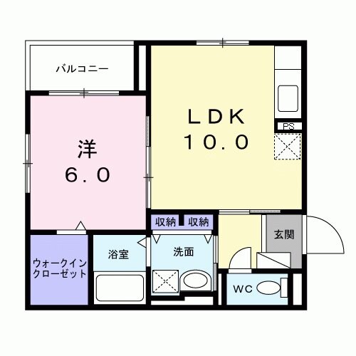 アジュール千川の物件間取画像