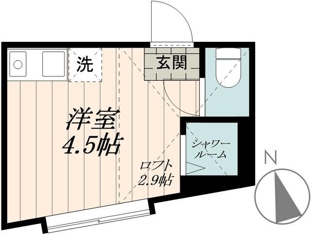 アーバンプレイス東中野の物件間取画像