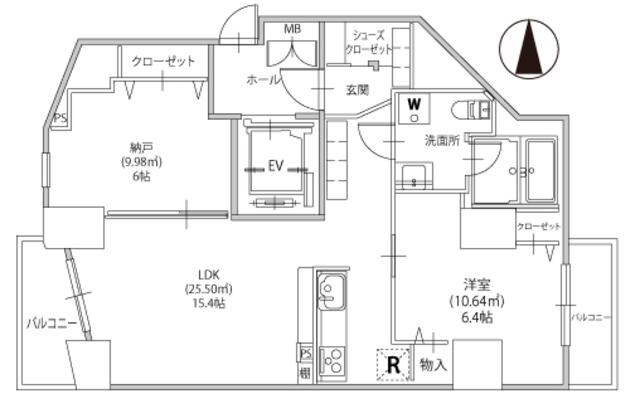 アリカ文京本郷の物件間取画像