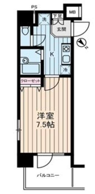 サンクレイドルレヴィール池袋の物件間取画像