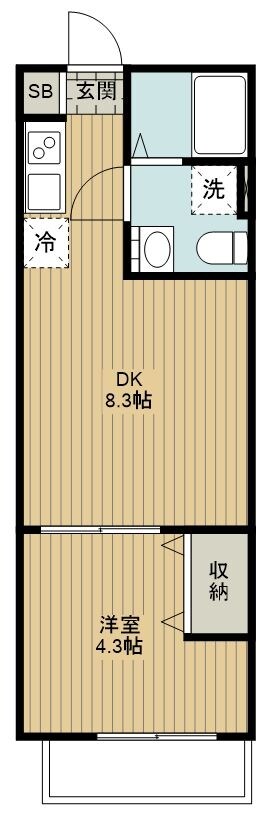 Navi成増IIの物件間取画像