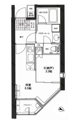 カーサ・デル・ソル小石川の物件間取画像