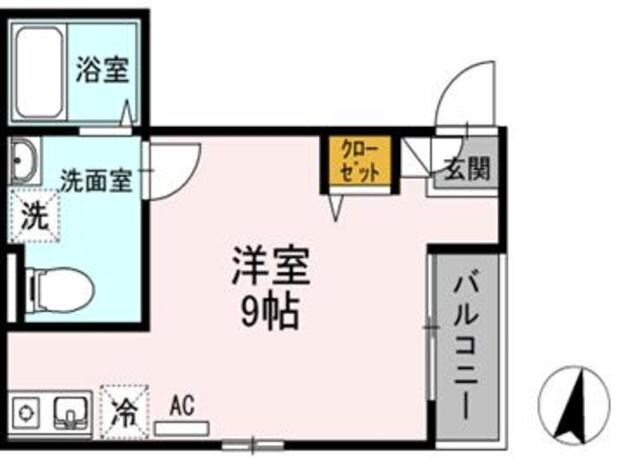 ディアコート豊島ヶ岡の物件間取画像