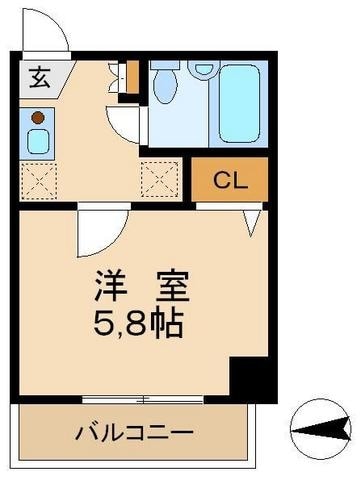 サンライズハイツIIの物件間取画像