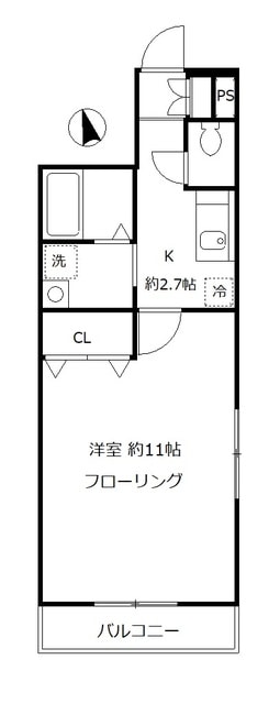 コーネル・スリーの物件間取画像