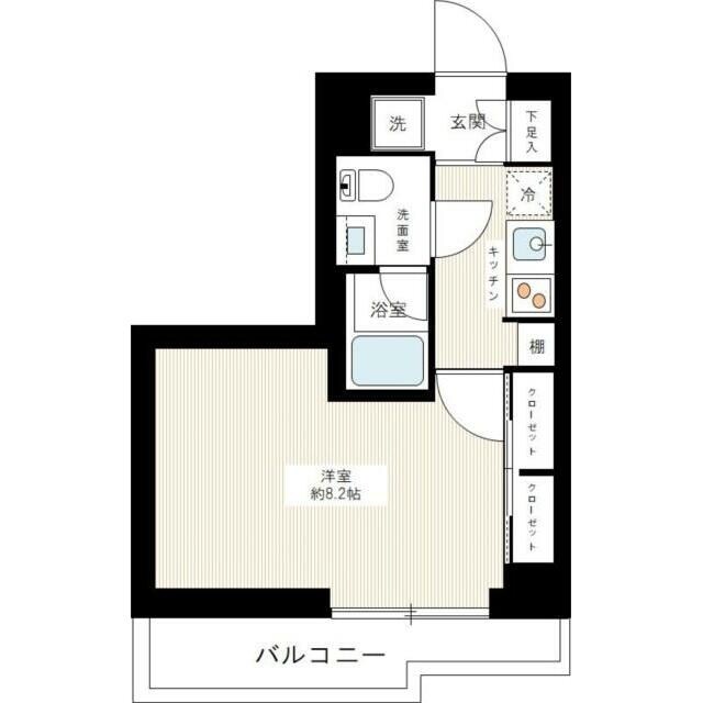 ＡＺＥＳＴ新江古田（アゼスト新江古田）(アゼストシンエゴタ)の物件間取画像