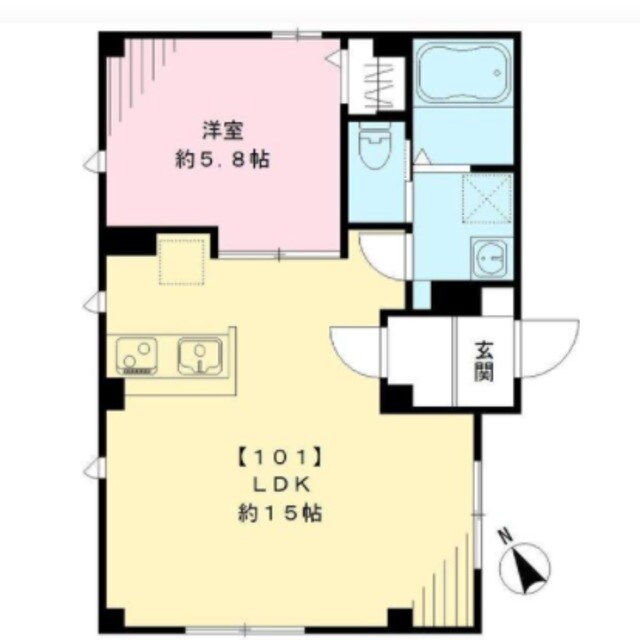 ラシーネの物件間取画像