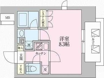 ZOOM池袋Westの物件間取画像