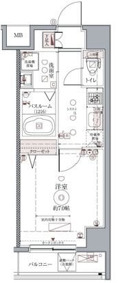 クレヴィスタ板橋本町の物件間取画像