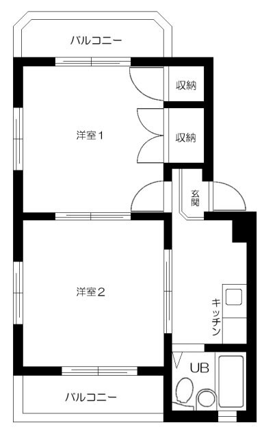 ガーデンスクエア平和台の物件間取画像