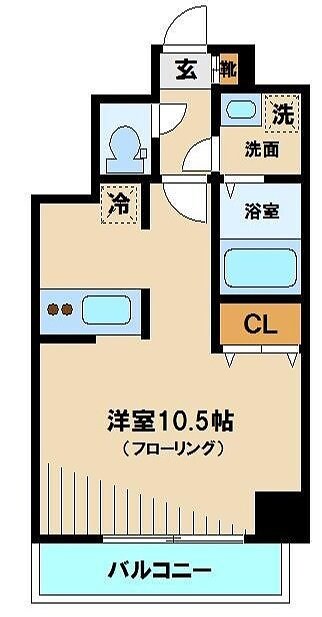 ルクレ池袋の物件間取画像