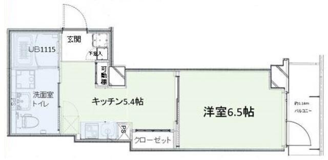 ドームウエスト大山の物件間取画像