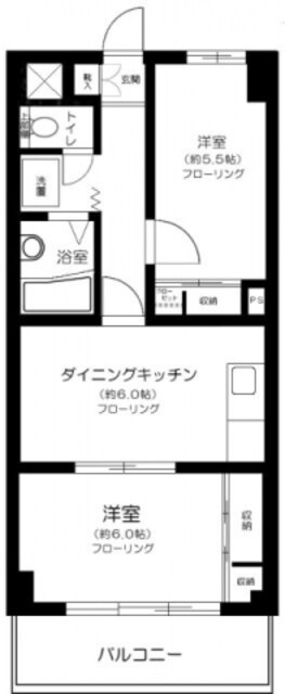 スワンハイツの物件間取画像