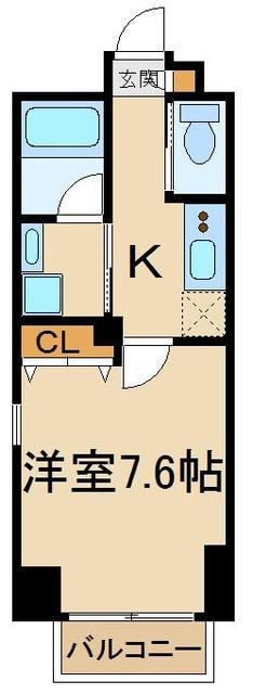 レーヴ飛鳥山フェルクルールの物件間取画像