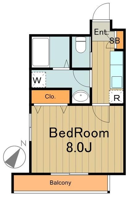 パシフィックモナークの物件間取画像