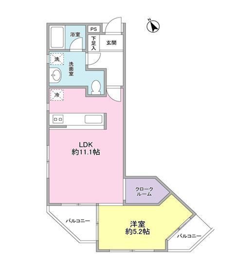 セローセロー自由が丘の物件間取画像