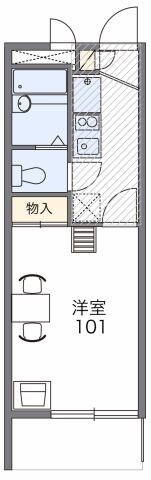 レオパレスフォレット湘南の物件間取画像