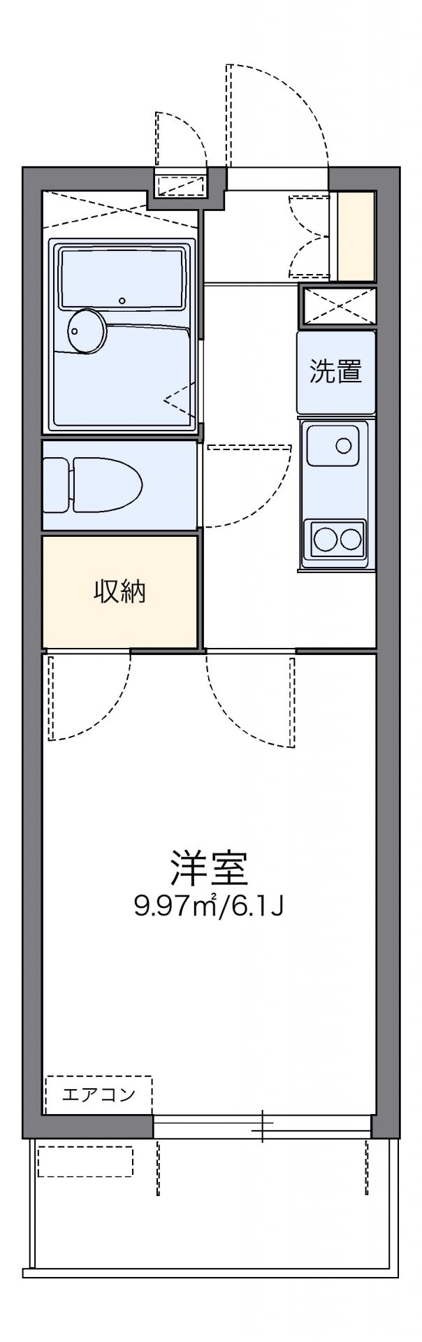 レオパレスＮＥＸＴIIの物件間取画像