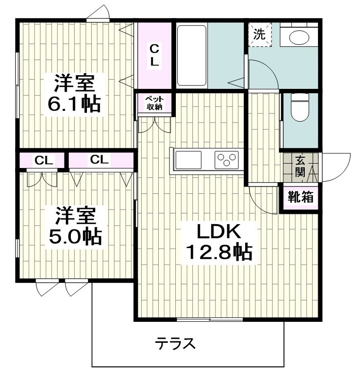 ＳＡＫＵＲＡの物件間取画像