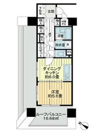 ライオンズプラザ平塚の物件間取画像