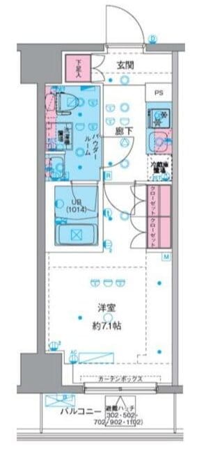 ＧＥＮＯＶＩＡ平塚の物件間取画像