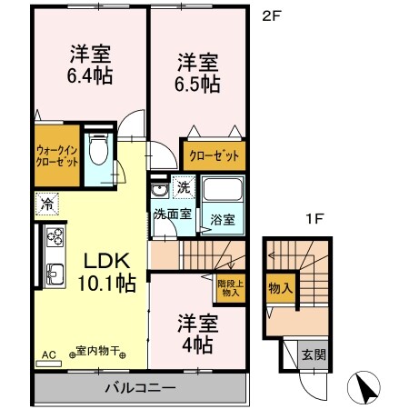 サクラノヒルズの物件間取画像