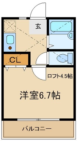 シャローム湘南の物件間取画像