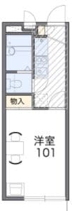 レオパレスルーチェの物件間取画像