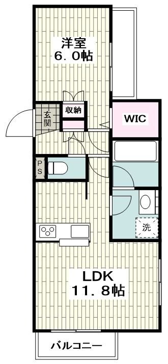 ＨＥＢＥＬ　ＦＬＡＴ　大和の物件間取画像