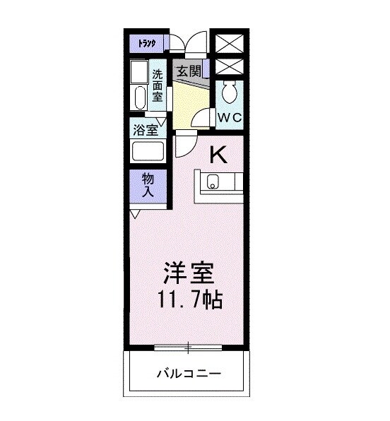 ヴィクトワ－ルの物件間取画像