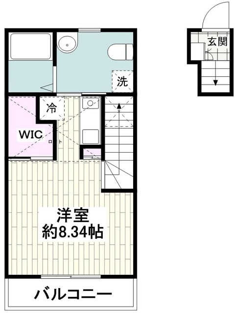 パーシモンの物件間取画像