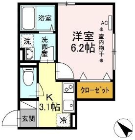 マ・メゾン鵠沼花沢Bの物件間取画像