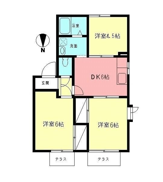 メゾン小町Ｃの物件間取画像