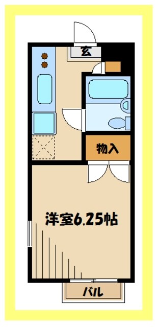 フラワーハイツの物件間取画像