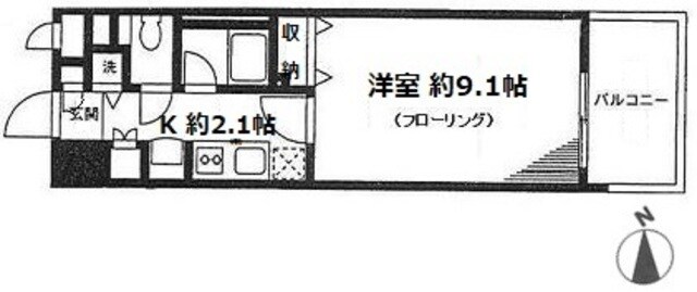 キャッスルＪＫの物件間取画像