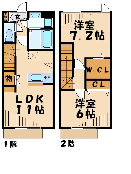 リヴェール宮崎台の物件間取画像