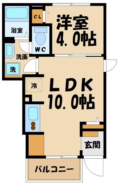 ベルクハウゼの物件間取画像