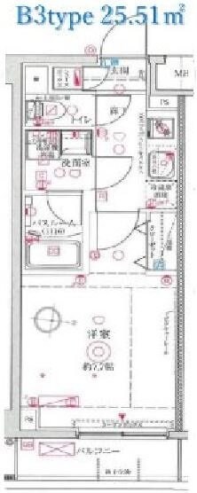 クレヴィスタ武蔵中原IIの物件間取画像